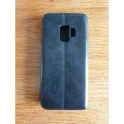 Z.G.A.N. Samsung S9 bookcase, hoesje zwart magneet sluiting
