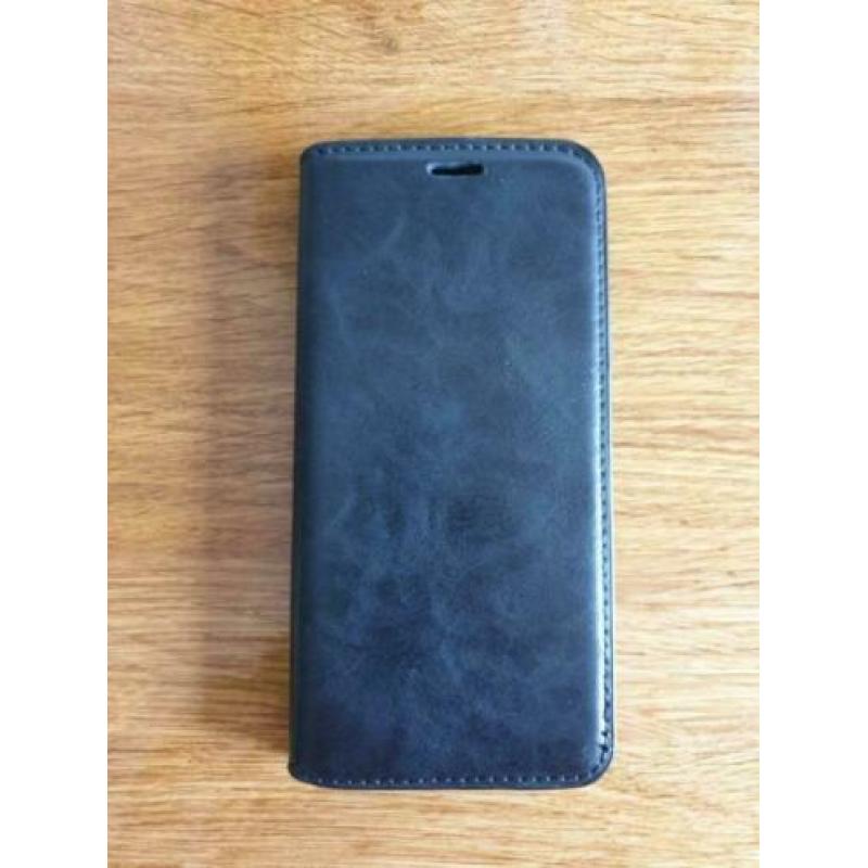 Z.G.A.N. Samsung S9 bookcase, hoesje zwart magneet sluiting