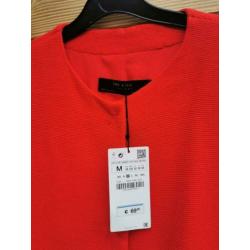 ZARA jas met klokmouwen mt. M