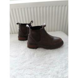 Bruin jongens leren laarsjes van Zara footware maat 27