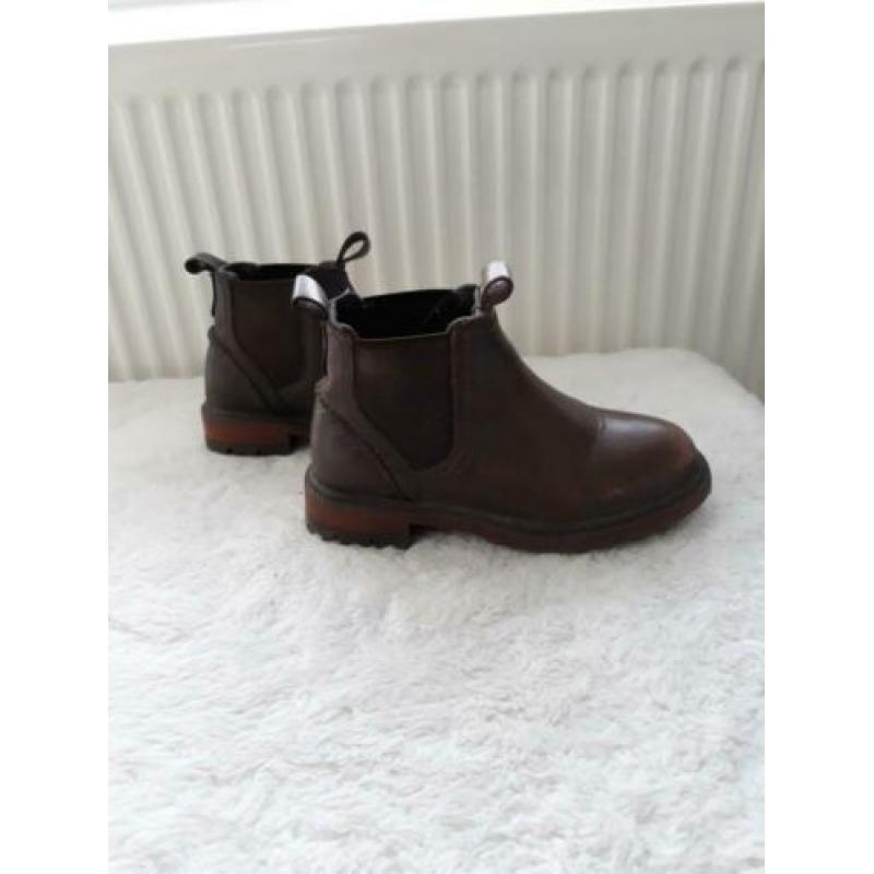 Bruin jongens leren laarsjes van Zara footware maat 27