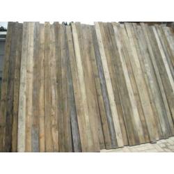 Recycling hout - Eco hout - balken + planken, grote voorraad