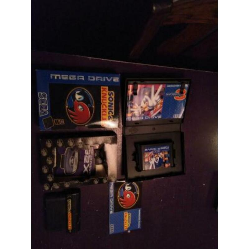 Sega mega drive master system Sonic Games 6 stuks