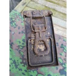 Duitse mg kist te koop, vlakke deksel