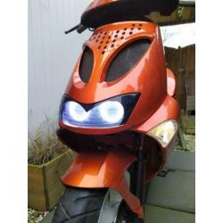 Aprilia SR50 Minarelli horizontaal lucht gekoeld als nieuw !