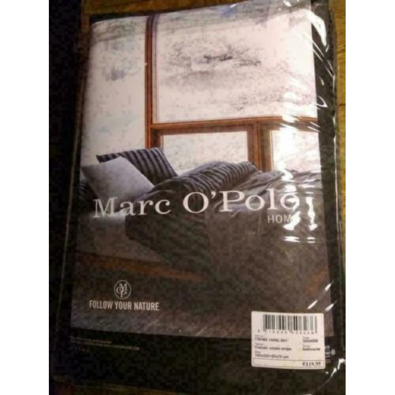 Marc O'Polo dekbedovertrekset 140x220cm Classic Winter Strip