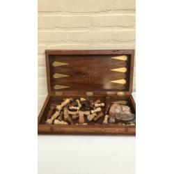 Houten schaakbord