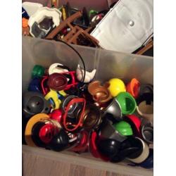 Playmobil losse onderdelen grote Ikea bak vol
