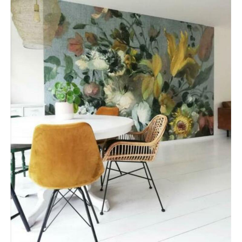 Kick kuipstoel velvet goud (50 euro per stuk)