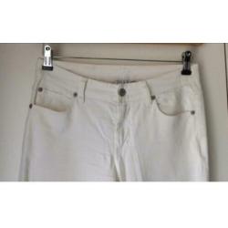 yaya jeans broek wit 36 S als nieuw (beige kaki)