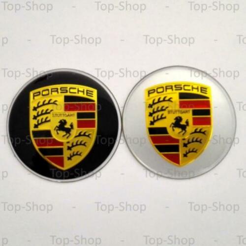 Porsche 65mm Naafstickers Voor Naafdoppen Of Naafkappen