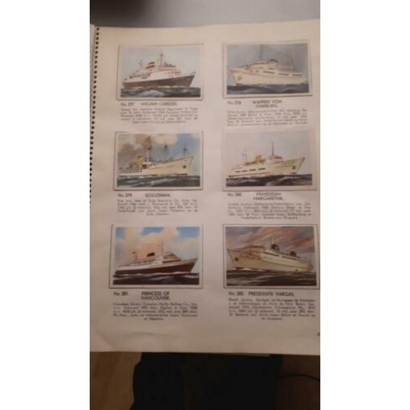 maritieme plakboeken schepen