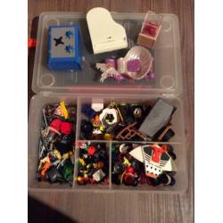 Playmobil losse onderdelen grote Ikea bak vol