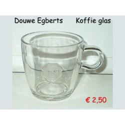 Douwe Egberts Espresso glas 75mm hoog (11 stuks)