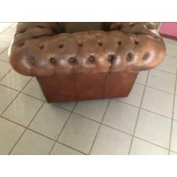 Schaapsleren chesterfield