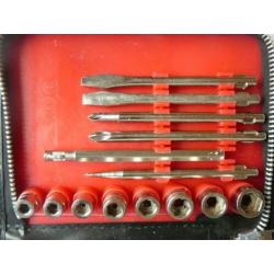 20 pieces faci-motion socket/screwdriver set