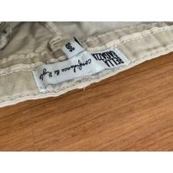 The sting short helemaal nieuw maat 36 riem zomer creme