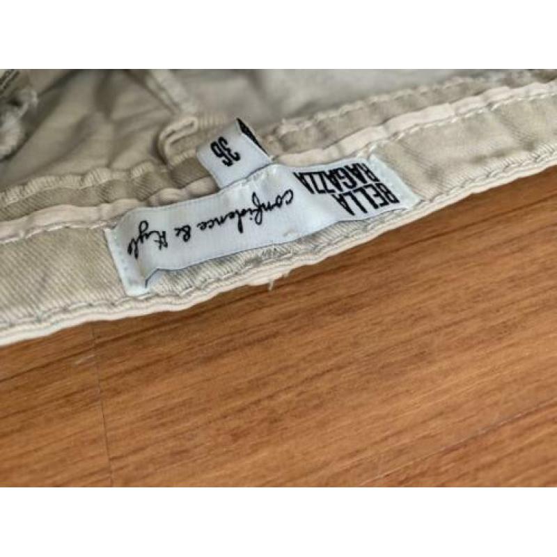 The sting short helemaal nieuw maat 36 riem zomer creme