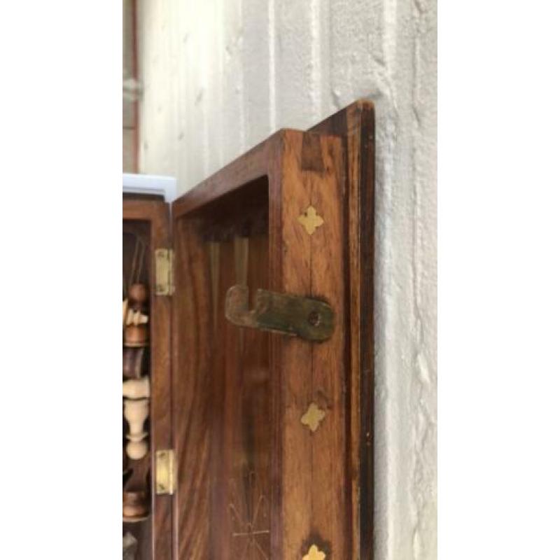 Houten schaakbord