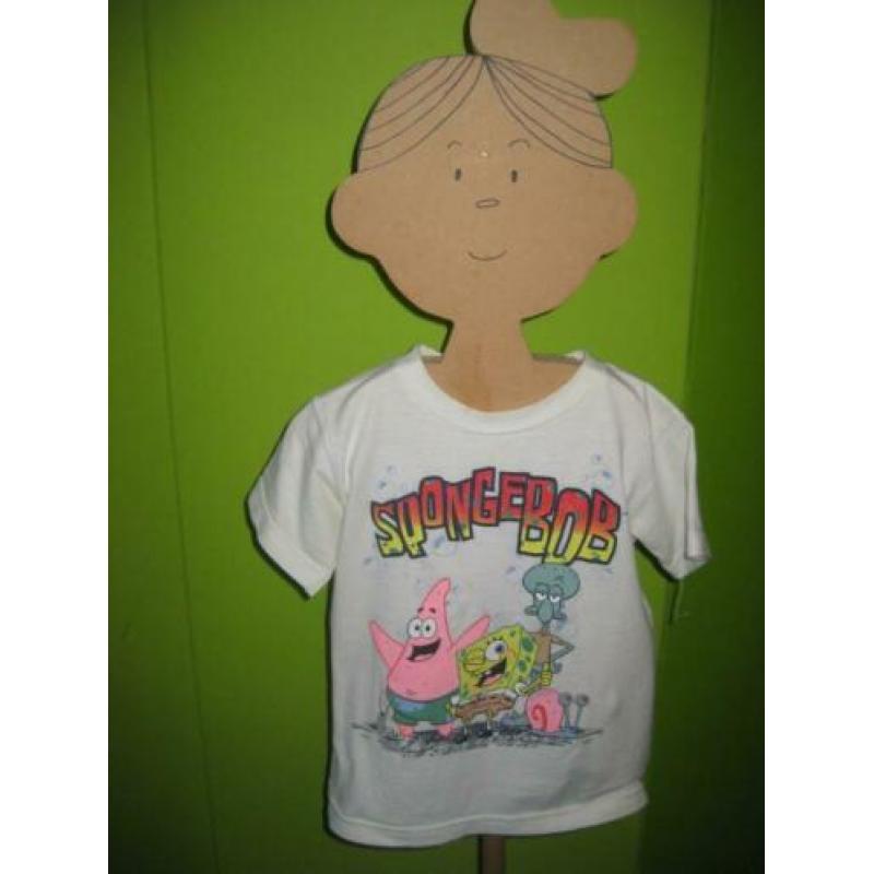 Spongebob t-shirts, poppetjes, petje, rugzak, sjaal, sticker