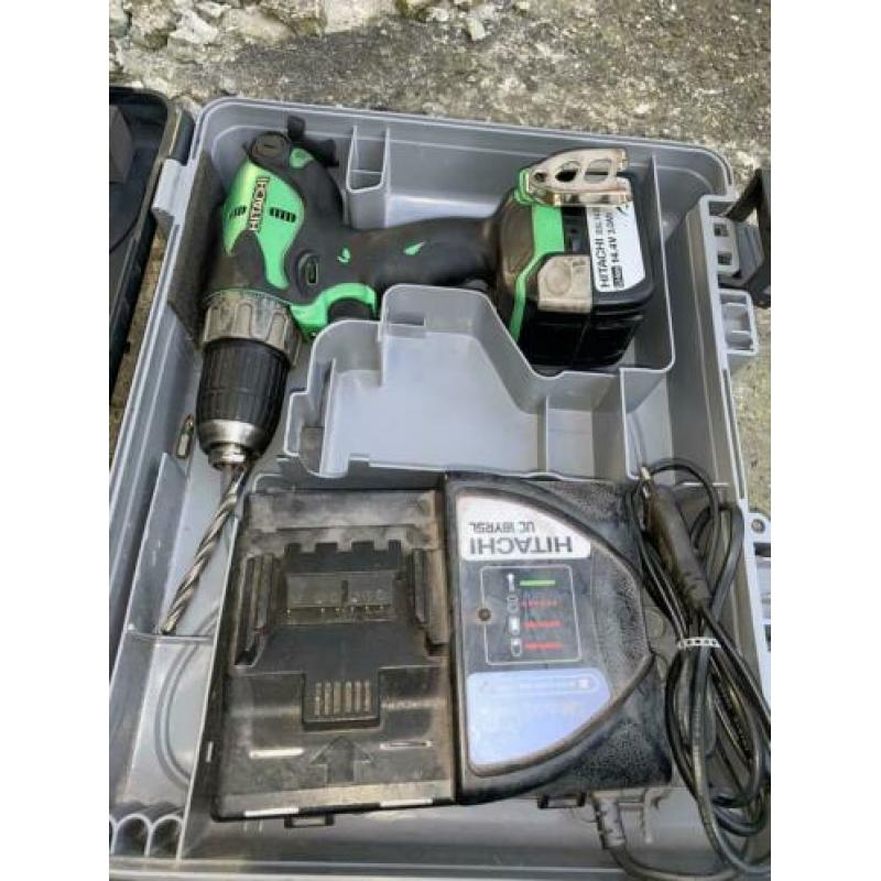 Hitachi boor machines en hitachi radio