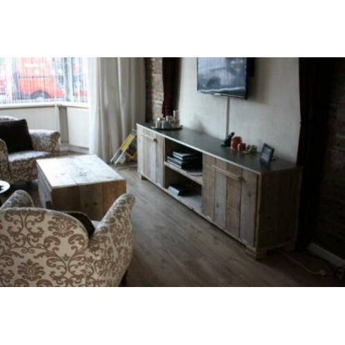TV-meubel steigerhout