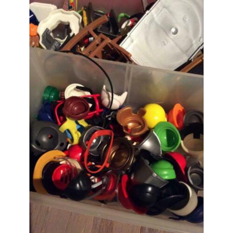 Playmobil losse onderdelen grote Ikea bak vol