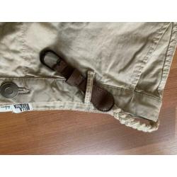 The sting short helemaal nieuw maat 36 riem zomer creme
