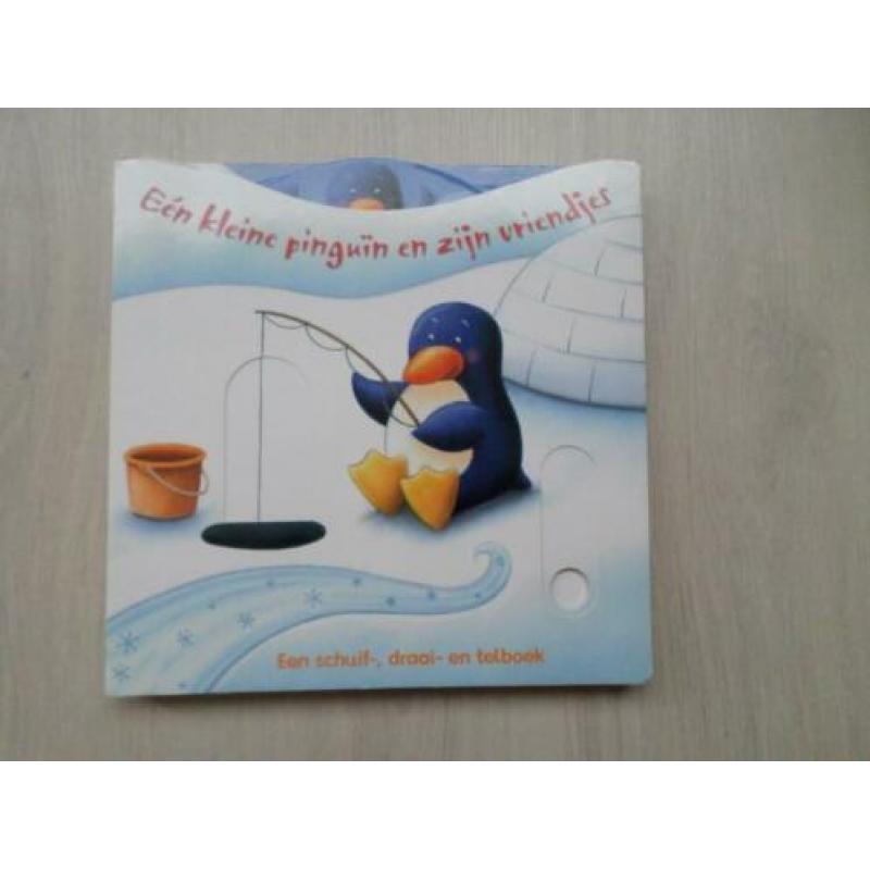 Schuif/Draai telboek Een kleine pinguin en zijn vriendjes