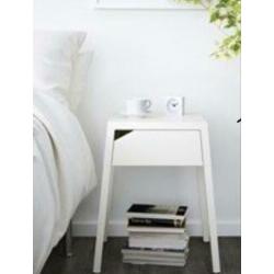 Ikea nachtkastje SELJE wit 2 stuks