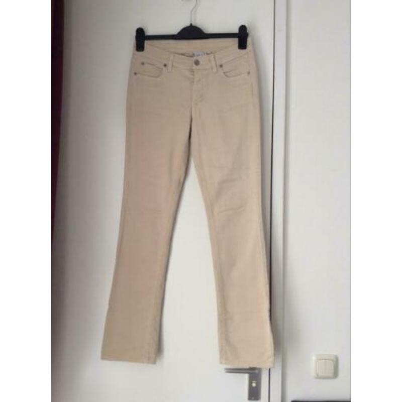 yaya jeans broek wit 36 S als nieuw (beige kaki)