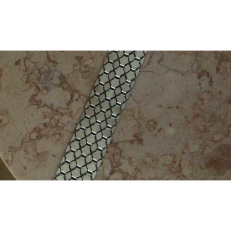 Isabel Marant H&M riem zilver zwart leer