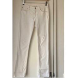yaya jeans broek wit 36 S als nieuw (beige kaki)