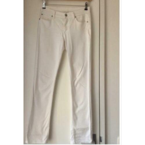 yaya jeans broek wit 36 S als nieuw (beige kaki)