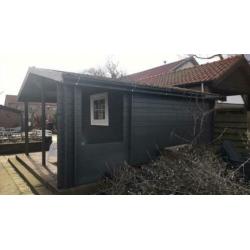 Blokhut en tuinhuis te koop