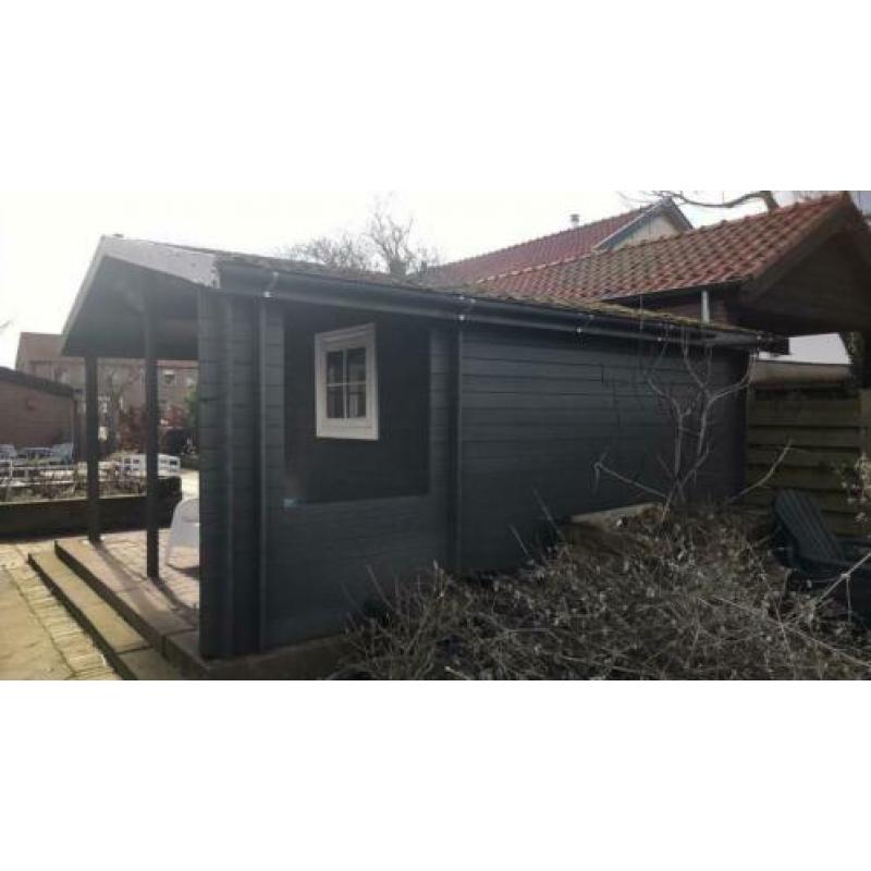 Blokhut en tuinhuis te koop
