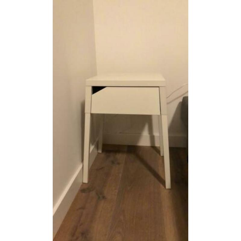 Ikea nachtkastje SELJE wit 2 stuks