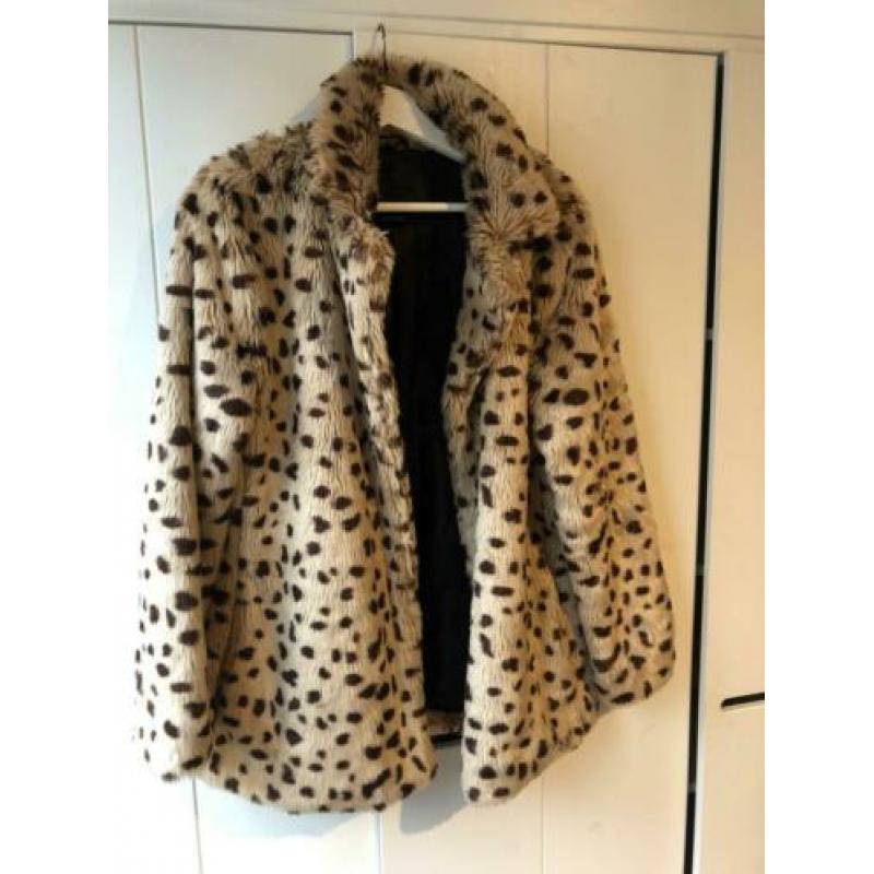 Goosecraft faux fur leopard M