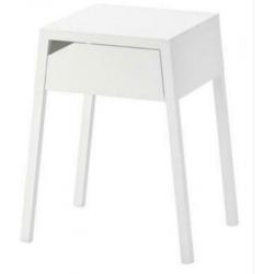 Ikea nachtkastje SELJE wit 2 stuks