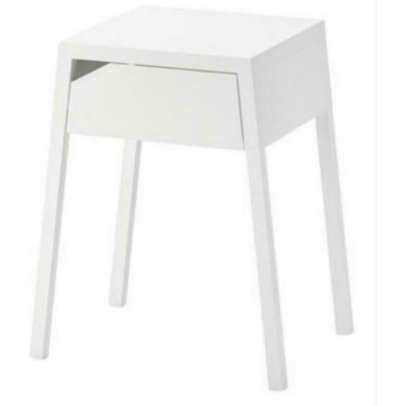 Ikea nachtkastje SELJE wit 2 stuks
