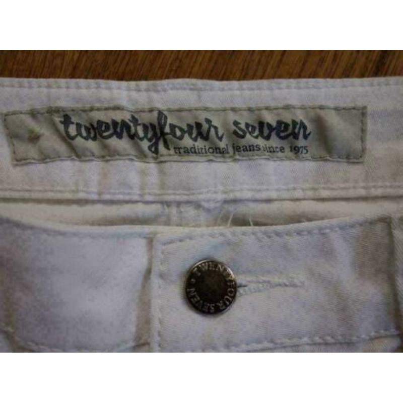 2545 witte jeans TWENTYFOURSEVEN; Mt=33/30 Nieuwstaat