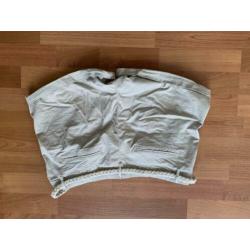The sting short helemaal nieuw maat 36 riem zomer creme