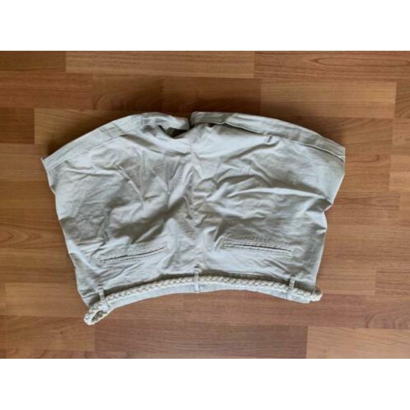 The sting short helemaal nieuw maat 36 riem zomer creme