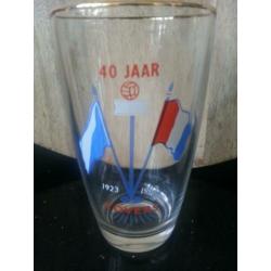 Zeist herinneringsglas Tovers korfbal 40 jaar