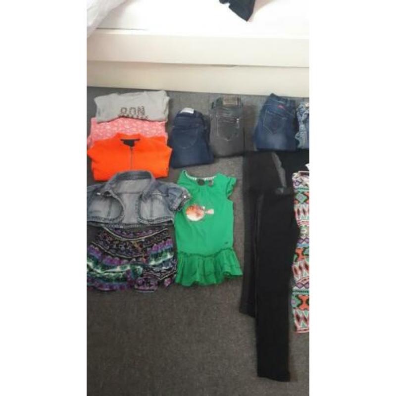 Meisjes kleding pakket maat 134