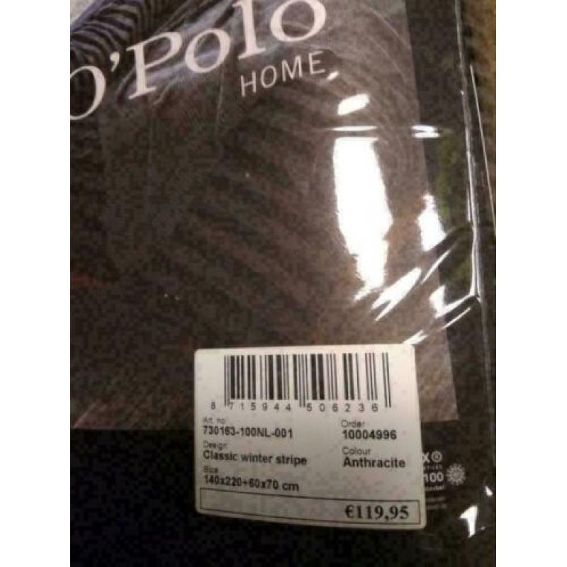 Marc O'Polo dekbedovertrekset 140x220cm Classic Winter Strip
