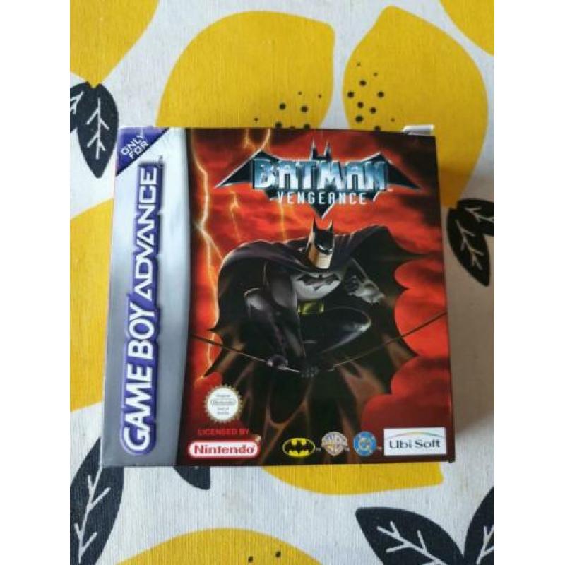 Nintendo Game Boy Advance cib Batman Vengeance