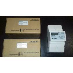SEP 3 fase KWH meter direct 80A + puls ( 4 module )