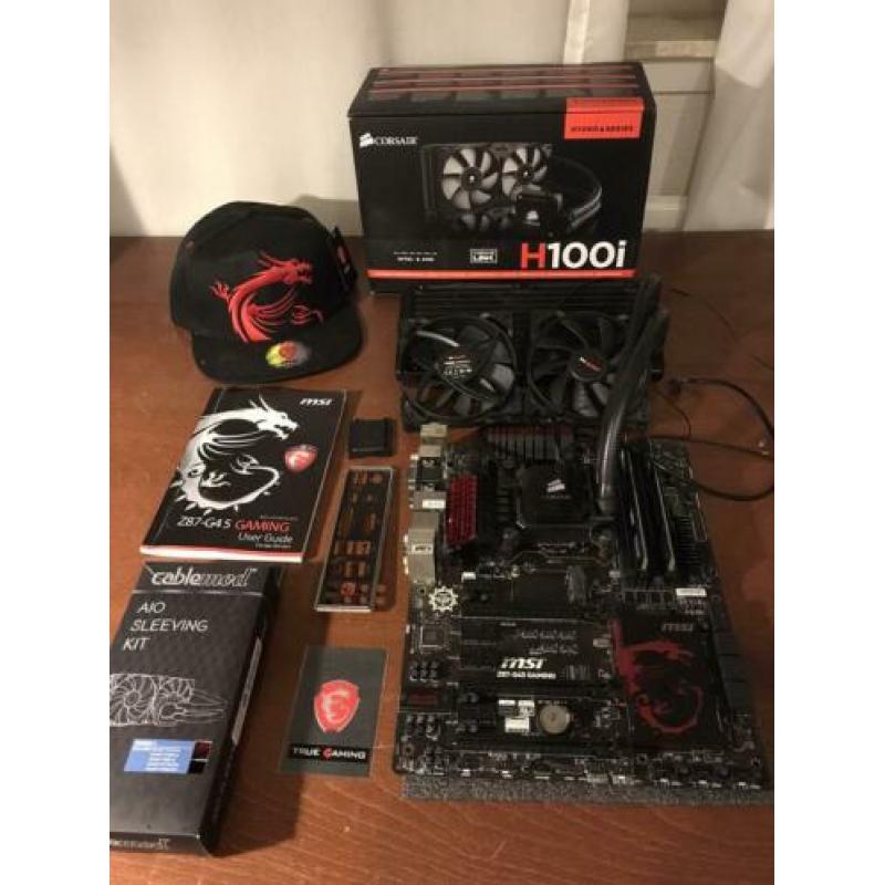 Upgradeset MSI moederbord + i7-4770K + Waterkoeling + 16GB