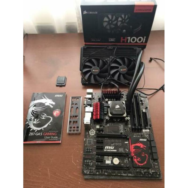 Upgradeset MSI moederbord + i7-4770K + Waterkoeling + 16GB
